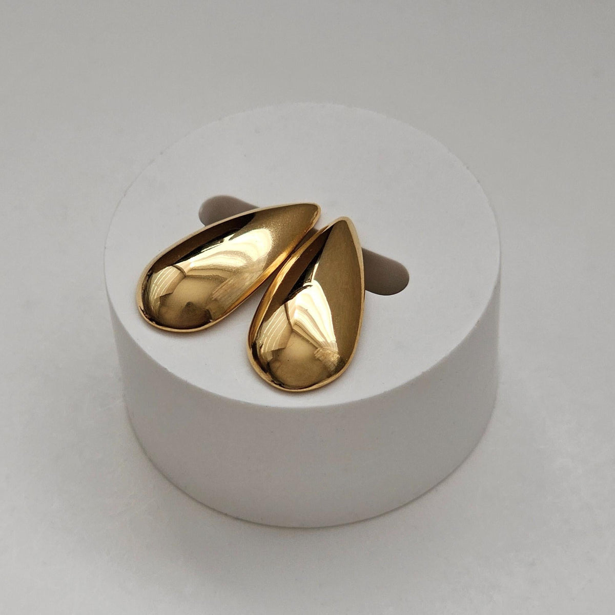 Teardrop Earrings Gold, Waterdrop Earring, Non Tarnish Waterproof Jewellery, Gifts for Her, Minimalist Jewellery