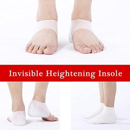 Generic Invisible Height Increase Insole Soft Silicone 1.5CM 2.5CM 3.5CM Lift Breathable Shoes Pad Men Women Socks Dropshipping