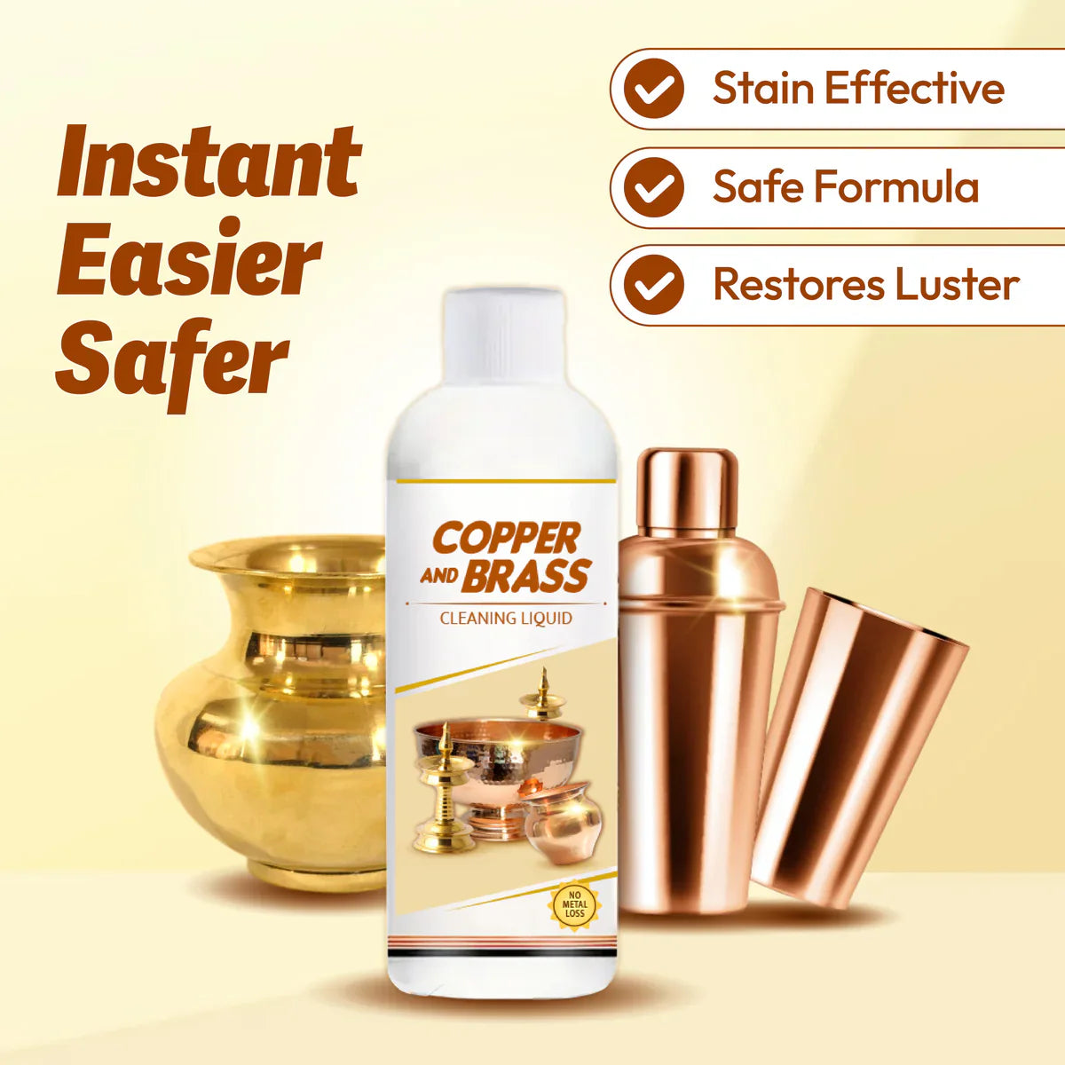 Super Marts ™ - Instant Copper & Brass Cleaning Liquid ✨🥇 (Buy 1 Get 1 Free🔥🔥) Limited Period Offer