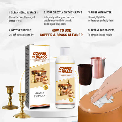Super Marts ™ - Instant Copper & Brass Cleaning Liquid ✨🥇 (Buy 1 Get 1 Free🔥🔥) Limited Period Offer